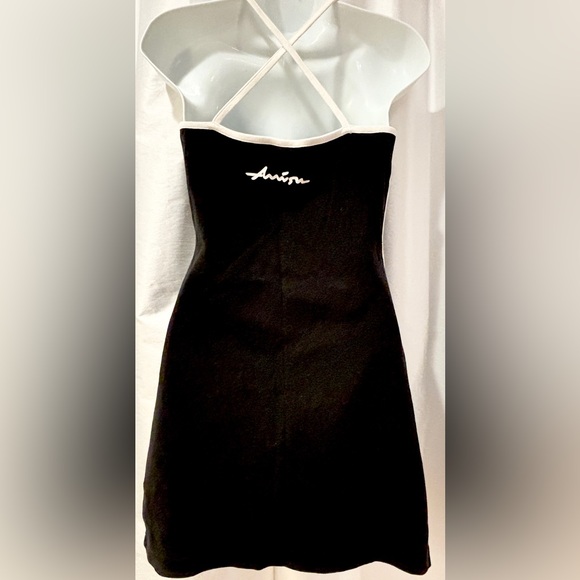 Amisu Black Cotton Sporty Dress - Picture 4 of 6